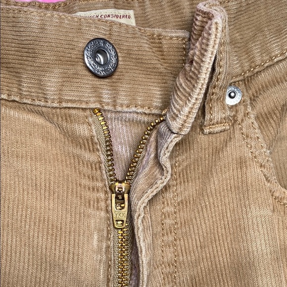 J.Crew 484 Slim Tan Corduroy Pants Men’s W28 L32 Stretch Cotton - Picture 5 of 11